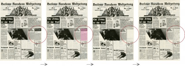 ベルリンなるへそ世界新聞制作過程